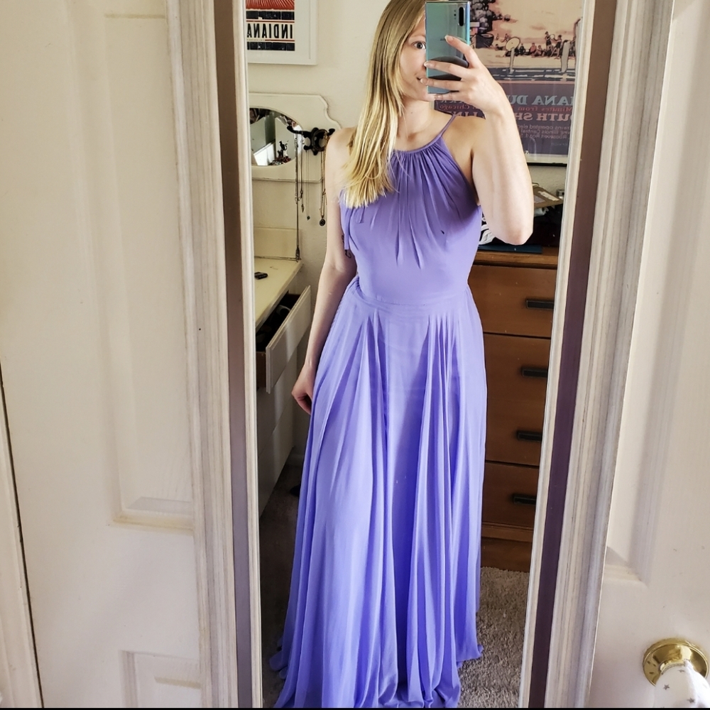Lilac Halter Dress